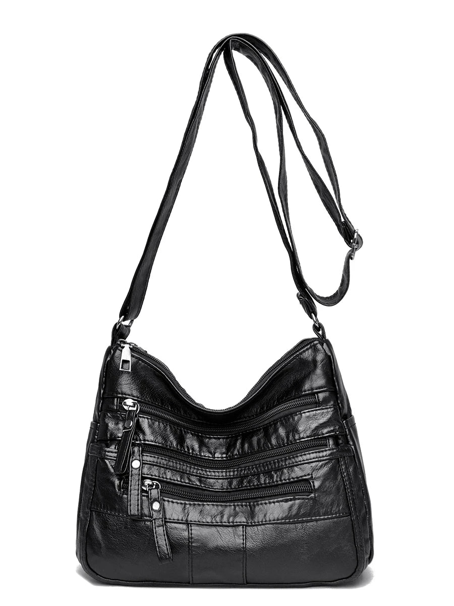 Soft Leather Shoulder Bag Crossbody Purse Ladies Pocketbooks