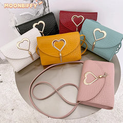 Fashionable PU Lipstick Bag for Women Side Satchels