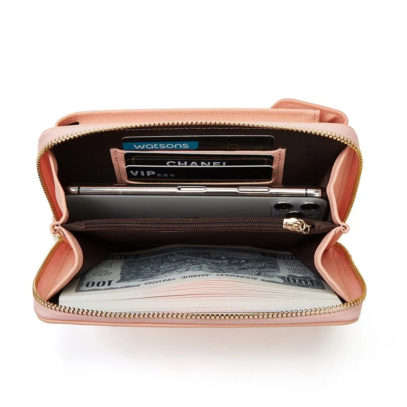 Large Capacity Clutch Wallet Shoulder Bag for Women