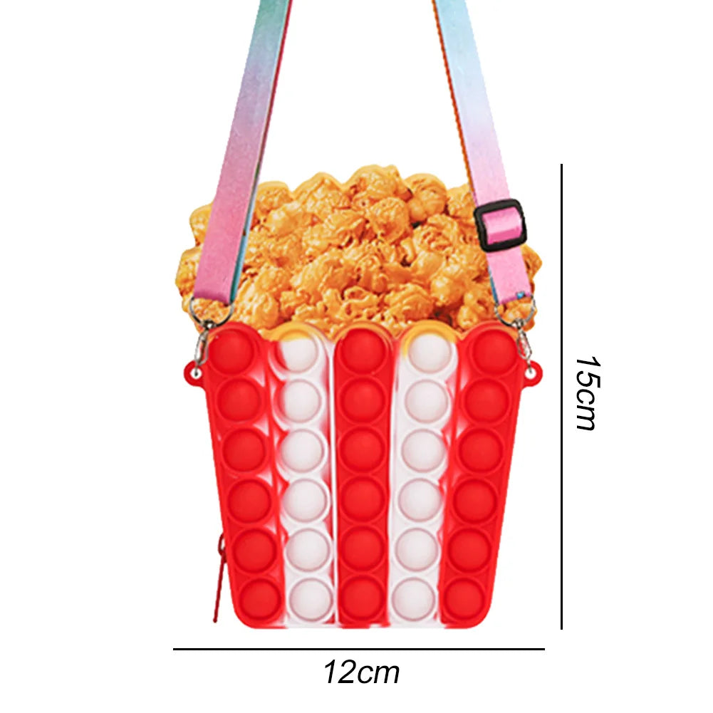 Popcorn Wallet Sensory Stress Reliever Mini Toy Gift for Autism