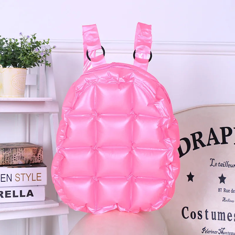Waterproof PVC Beach Bag Inflatable Children's Schoolbag Women's Backpack