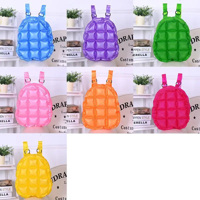 Waterproof PVC Beach Bag Inflatable Children's Schoolbag Women's Backpack