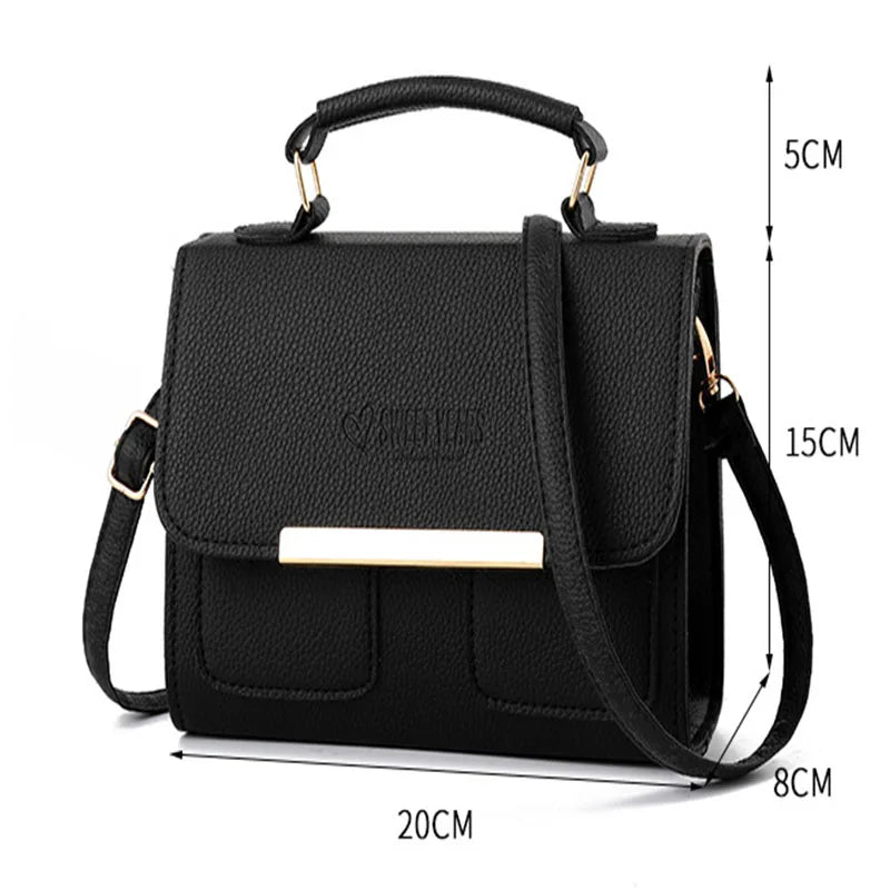Women's Winter Style Leather Shoulder Bag