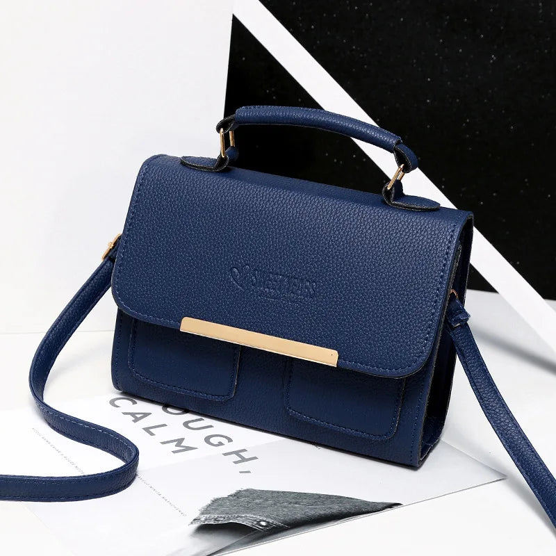 Women's Winter Style Leather Shoulder Bag