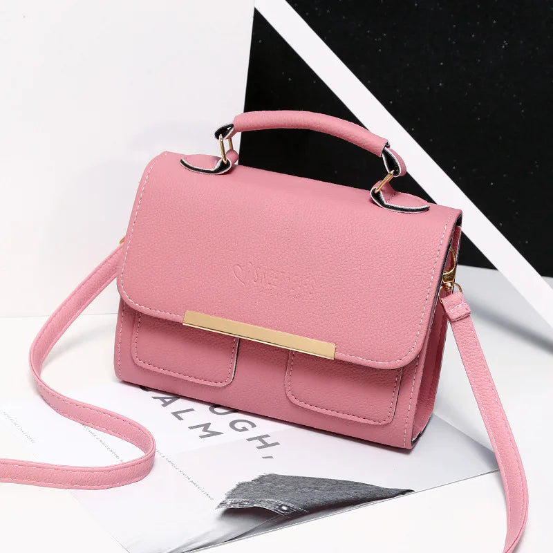Women's Winter Style Leather Shoulder Bag