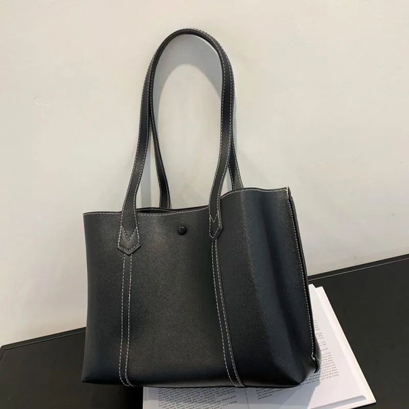 Winter Style Texture Large-capacity Bag One-shoulder Portable