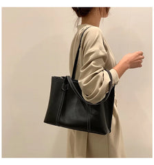 Winter Style Texture Large-capacity Bag One-shoulder Portable