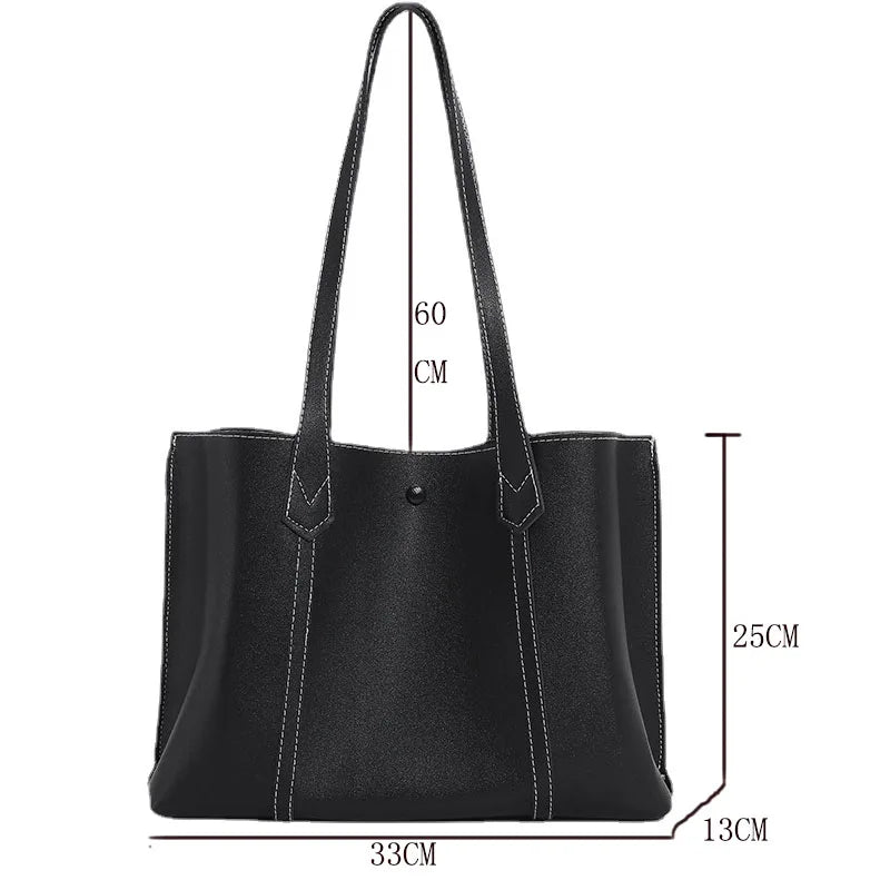 Winter Style Texture Large-capacity Bag One-shoulder Portable