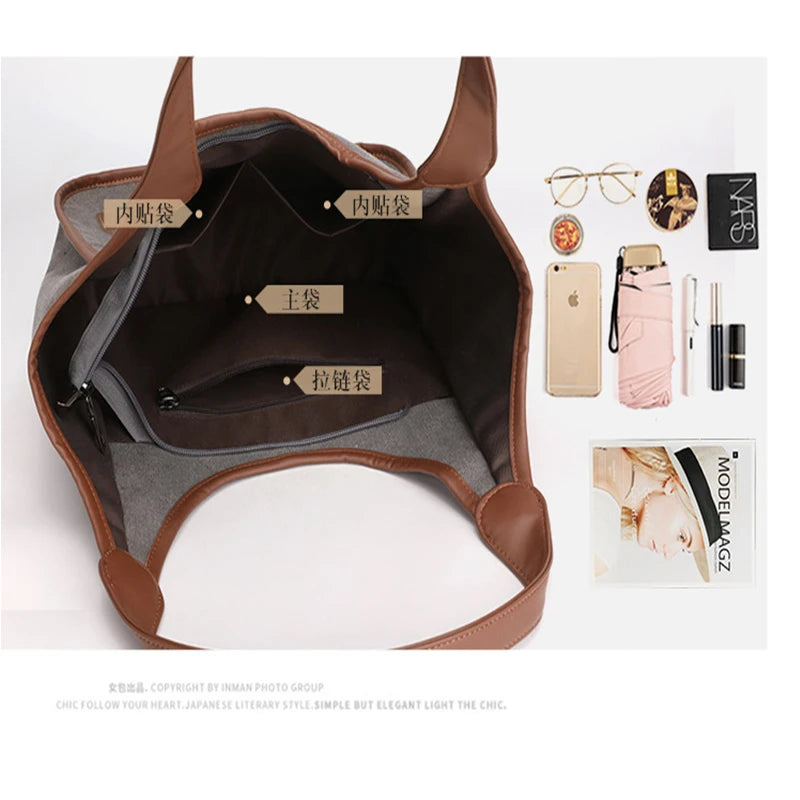 Women's Stylish Canvas Shoulder Bag