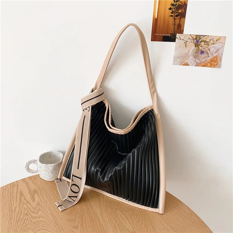 Winter Niche Shoulder Tote Handbag Lightweight Underarm Bag