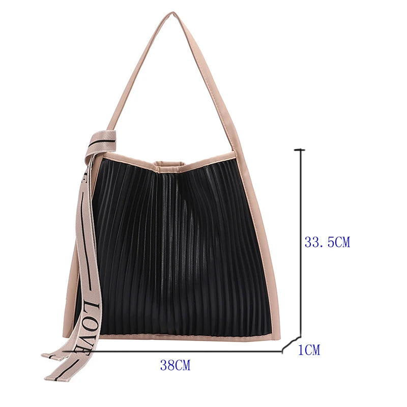 Winter Niche Shoulder Tote Handbag Lightweight Underarm Bag