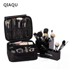 Travel Makeup Bag Drawstring Waterproof Train Case Accessor