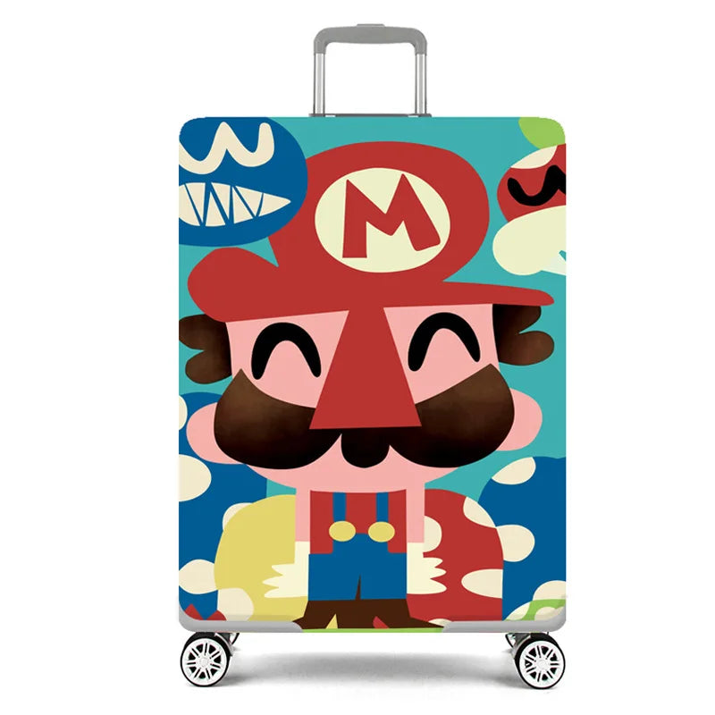Cartoon Protective Carrying Case for 18-30 Inch Luggage Travel Accessory