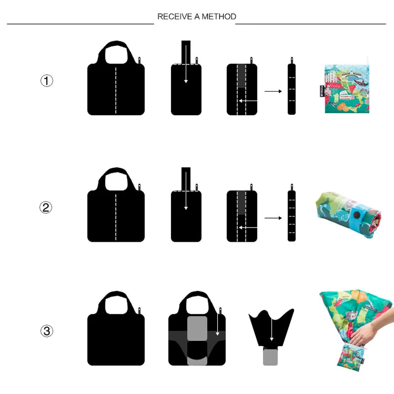 Famous Cities Attractions Portable Travel Bag