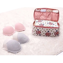 Women Portable Storage Bag Underwear Bra Organizer Makeup Pouch