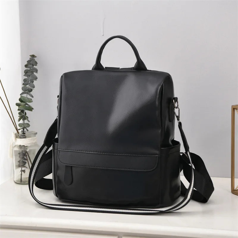 QiaoSanSan Retro Female Single-shoulder Messenger Bag Three-purpose Bag