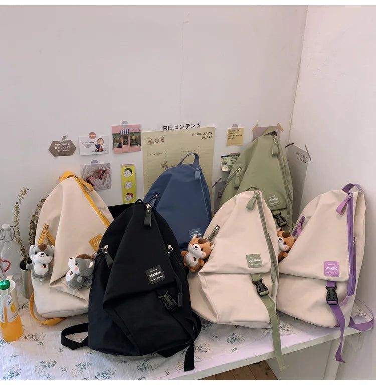 Qiaoduo School Backpack Harajuku Bag For Teenage Girls