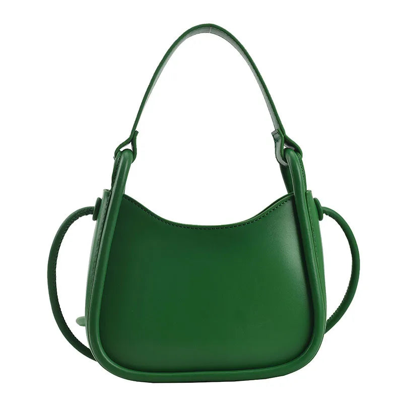 Qiaoduo PU Leather Women's Handbag Short Handle Shoulder Crossbody Bag