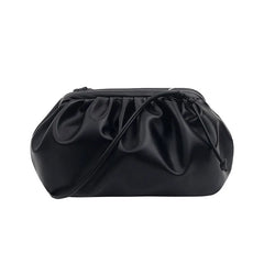 Qiaoduo Women Dumplings Shoulder Bag Retro Cloud Female Crossbody Shoulder Bag
