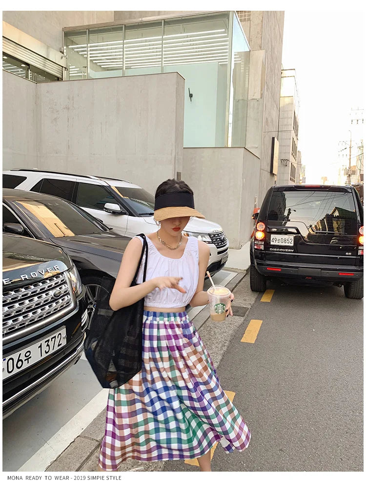 Qiaoduo Ins Wind Mesh Shoulder Bag Lightweight Shopping Beach Bag