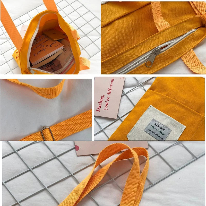 Canvas Shoulder Bags Casual Large Size Travel Bags Women Messenger Bag