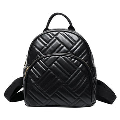 Women's PU Leather Backpack School Bags for Girls