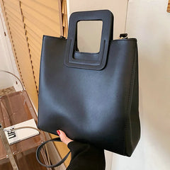 Large Capacity Leather Tote Bags Set