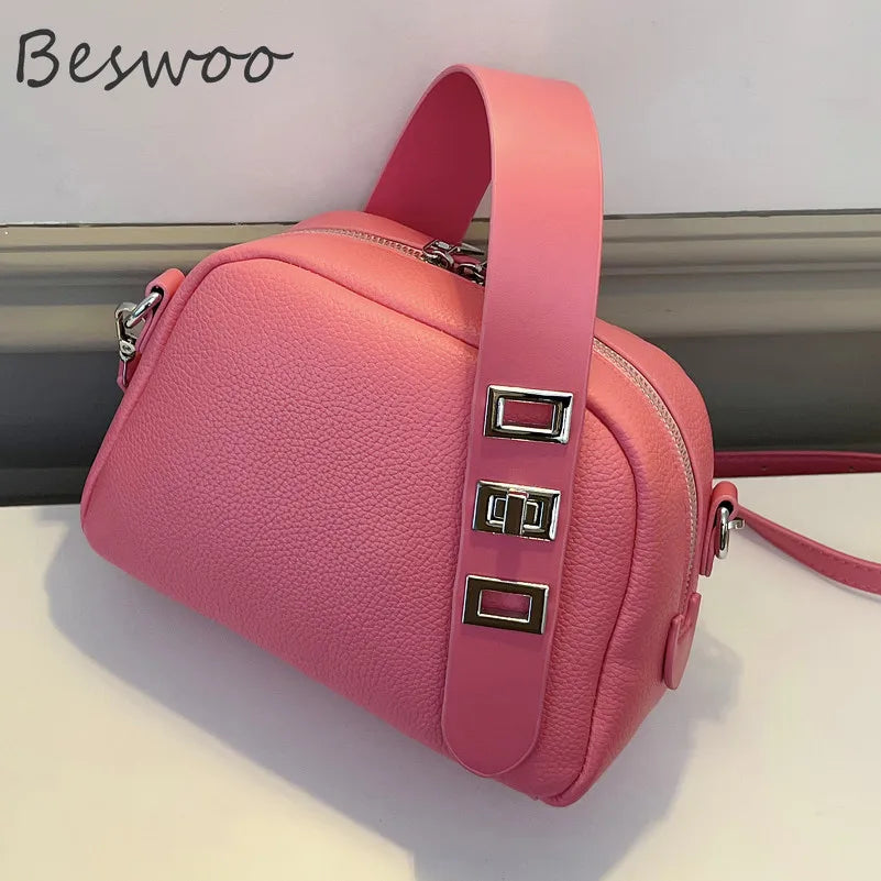 Women's PU Leather Shoulder Bag Cross-body Female Bag