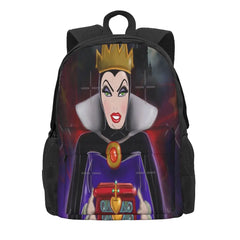 Queen Of Evil Backpacks Men's and Women's Bag with Zip and Pockets