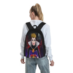 Queen Of Evil Backpacks Men's and Women's Bag with Zip and Pockets