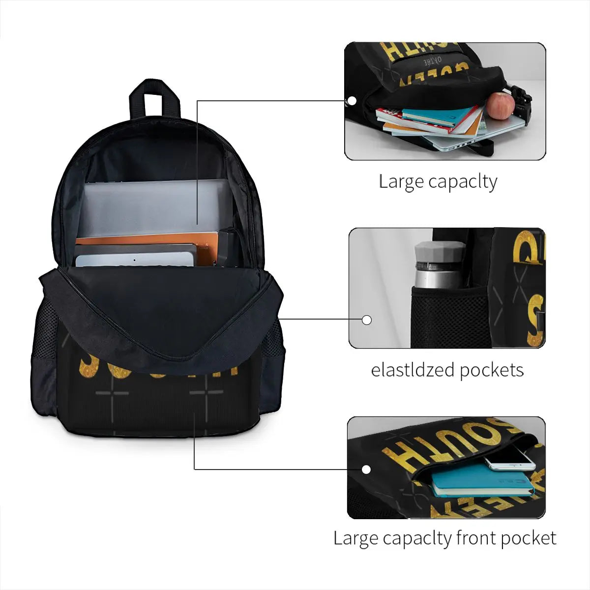 Queen Of The South Backpacks Men's Backpacks Bags For Women Vintage