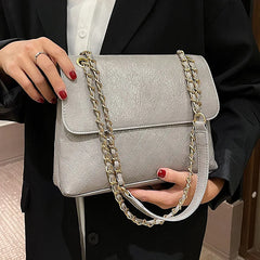 Quilted Flap Shoulder Bag Crossbody Chain Tote Handbag