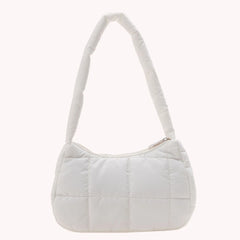 Quilted Ladies Handbag Check Cotton-Padded Warm Soft Bag