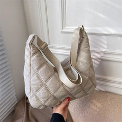 Quilting Women Messenger Bags Large Capacity Tote Shoulder Bag