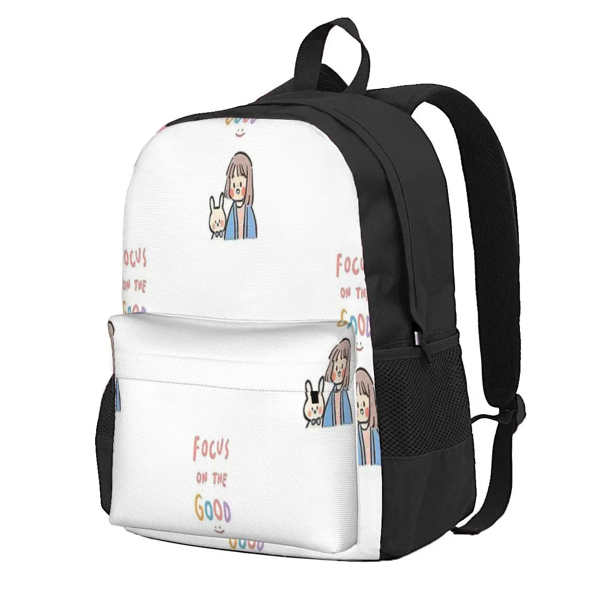 Quote Animation Backpacks Men's Backpacks Bags For Women Harajuku