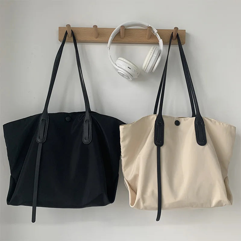 Nylon Women's Shoulder Bag Large Capacity Handbag Casual Tote Bag
