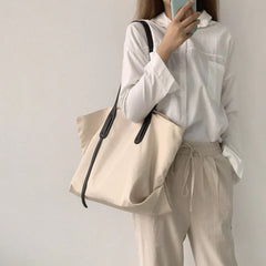 Nylon Women's Shoulder Bag Large Capacity Handbag Casual Tote Bag