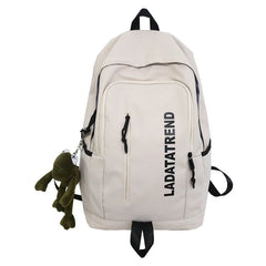 Casual Nylon School Bags for Girls College Travel Backpack