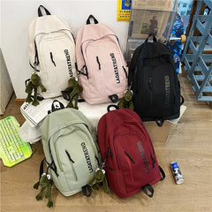 Casual Nylon School Bags for Girls College Travel Backpack