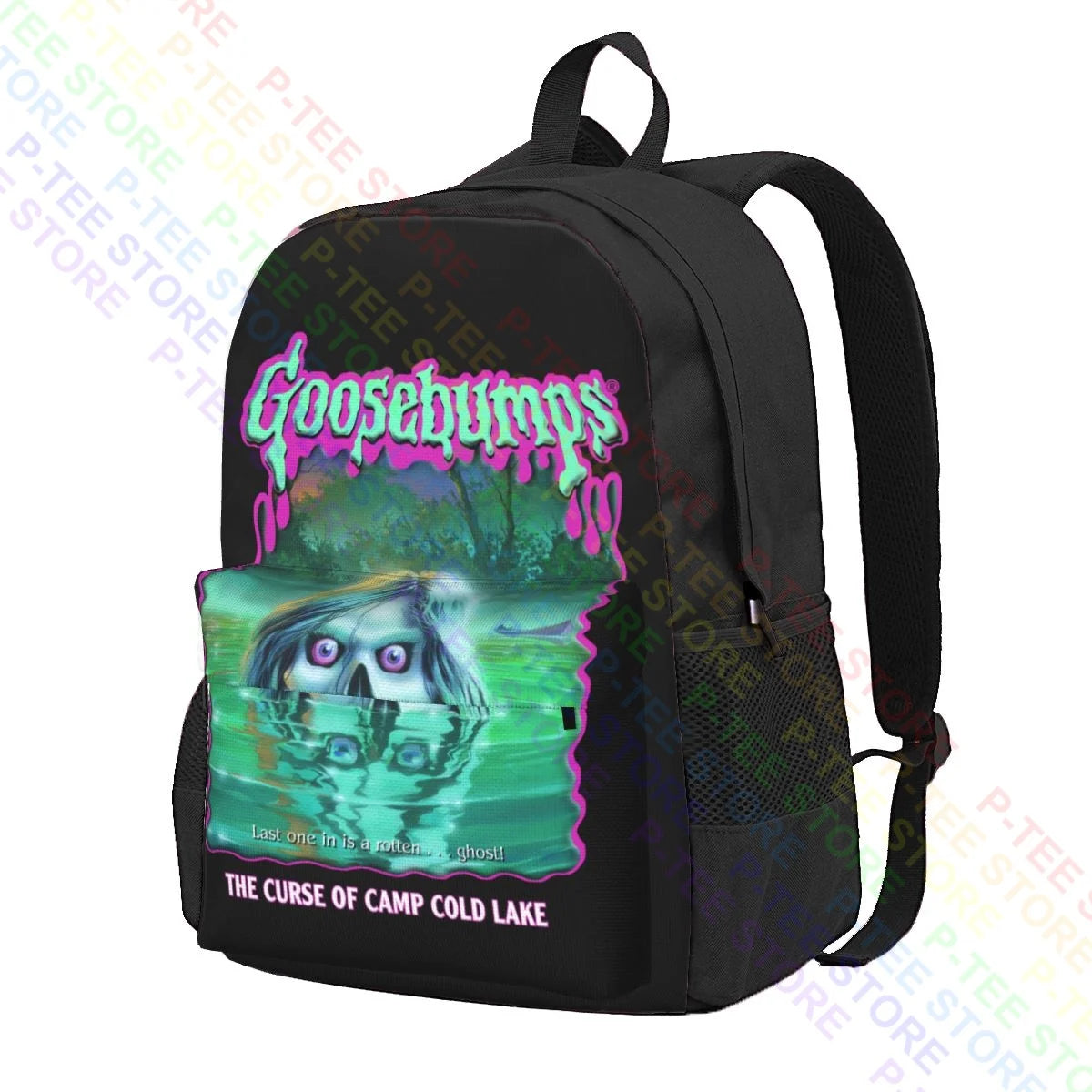Goosebumps Nightmare Halloween Camp Lake Horror Backpack