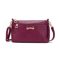Women's PU Leather Messenger Bag Handbag Purse Shoulder Shopper