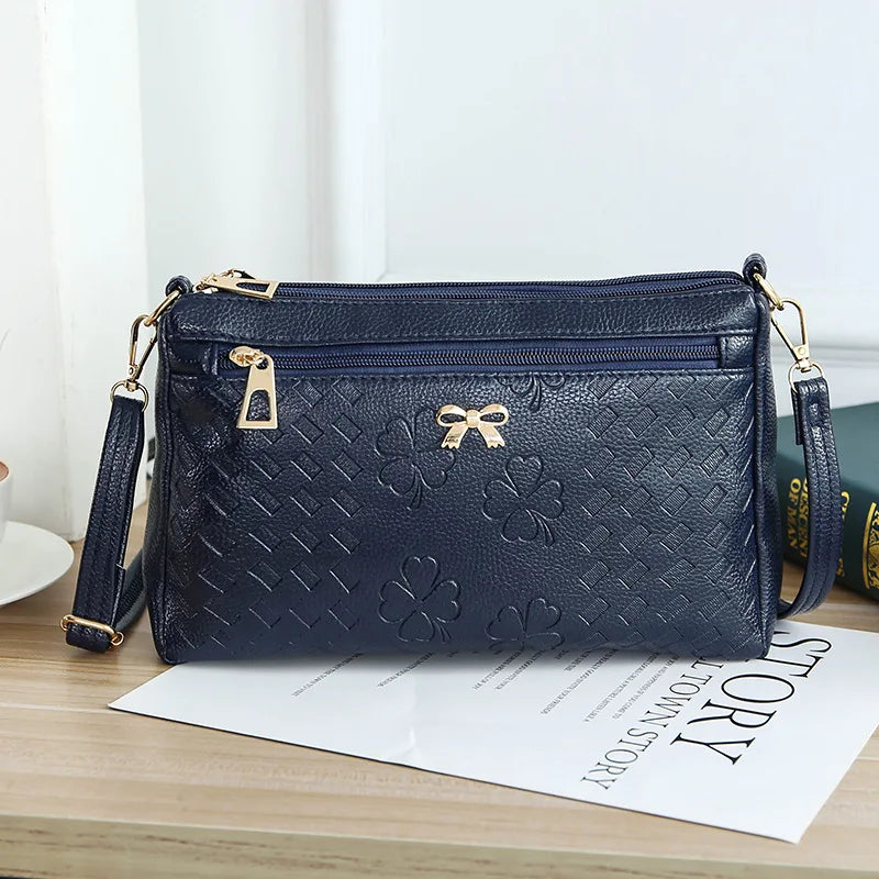 Women Single Shoulder Crossbody Soft PU Leather Ladies Shoulder Messenger