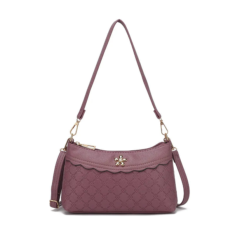 R032 Shoulder Diagonal Underarm Bag Women Handbags High Leather Hand Bags