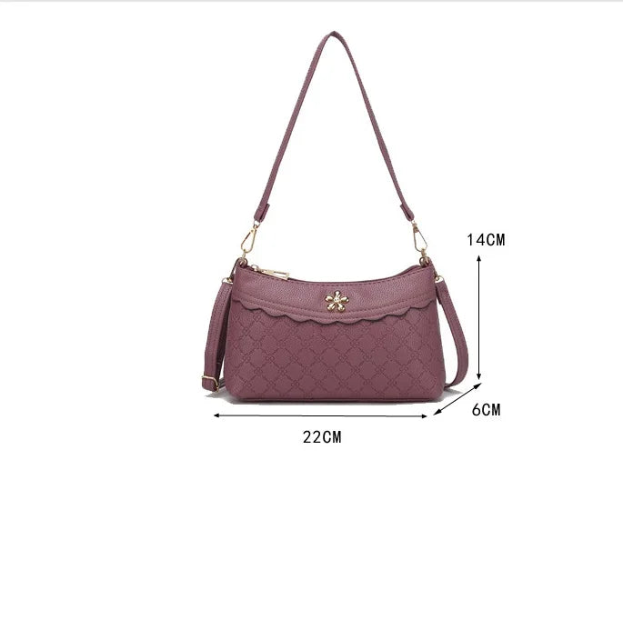 R032 Shoulder Diagonal Underarm Bag Women Handbags High Leather Hand Bags