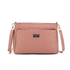 Ladies Flower Handbag Underarm Shoulder Bag Soft Leather Purse