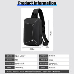 Reflective Shoulder Bag Anti-Theft Crossbody Business Travel SAC