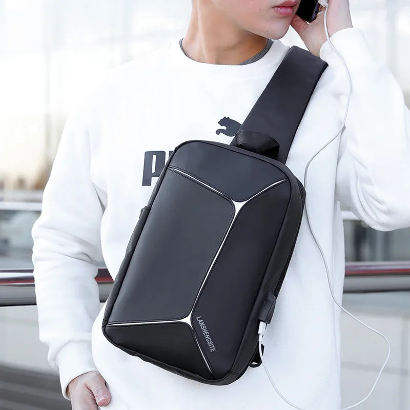 Reflective Shoulder Bag Anti-Theft Crossbody Business Travel SAC