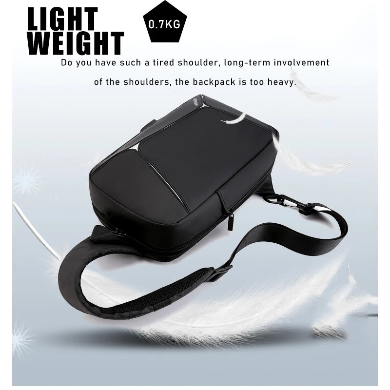 Reflective Shoulder Bag Anti-Theft Crossbody Business Travel SAC