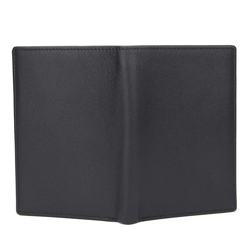 RFID Blocking Leather Passport Holder Cover Case & Travel Wallet