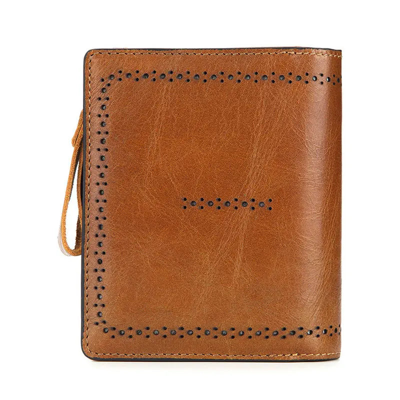 RFID Leather Ladies Wallet Candy Women Purse Short Wallet